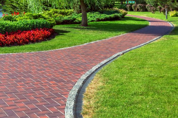 Brick Pathway Construction