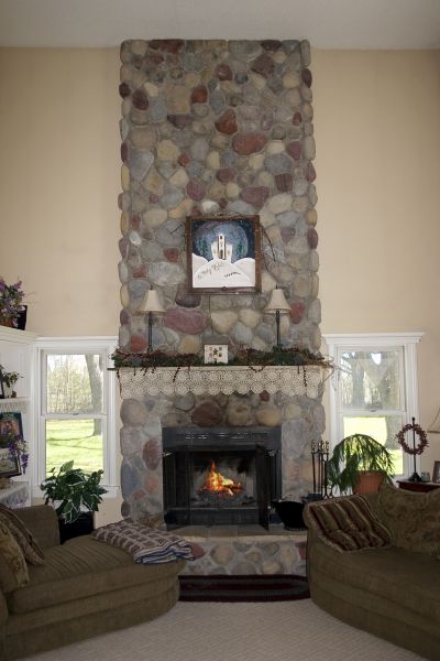 Brick Fireplace Construction