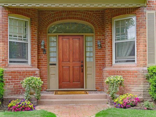 Brick Entrance Installation